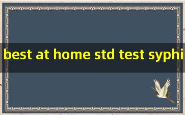 best at home std test syphilis
